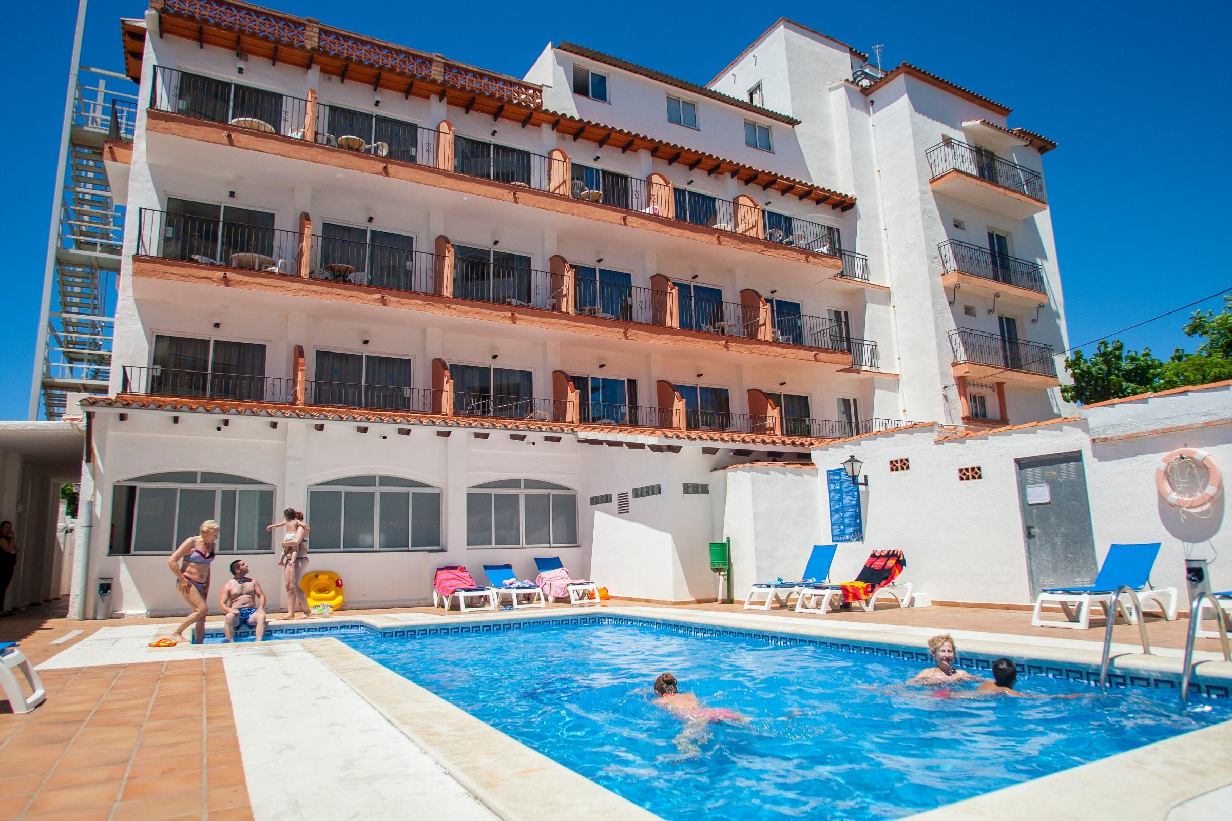 Hotel Comarruga Platja Exterior foto